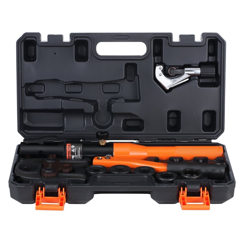 Hydraulinen putkien puristustyökalu alumiiniseos viisi leukaa eri putkikokoihin kupariputkille