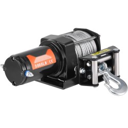 Sähkövinssi ATV ja UTV käyttöön 1361 kg teräsvaijeri IP55 12V johdollinen kauko-ohjain