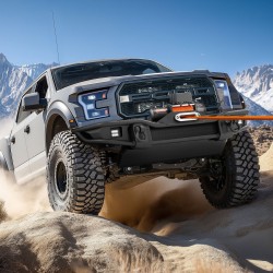 Sähkövinssi 12V 6123 kg synteettinen köysi IP55 langaton ja langallinen kaukosäädin maastoautoihin