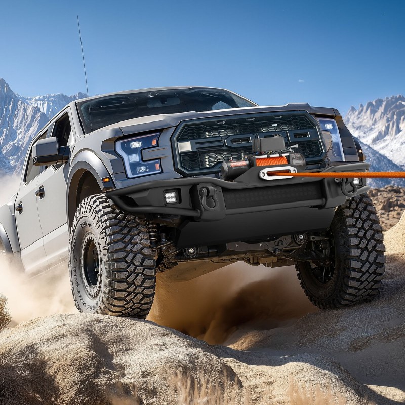 Sähkövinssi 12V 6123 kg synteettinen köysi IP55 langaton ja langallinen kaukosäädin maastoautoihin