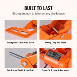 Sähköinen saksitunkki 3 tonnia 12V teräs alumiini kaksi tukipäätä sisäänrakennettu valo henkilöautoille