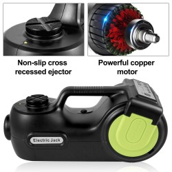 Sähköhydraulinen lattiatunkki 5 tonnia 155–420 mm nostokorkeus sisältää sähköisen mutterinvääntimen