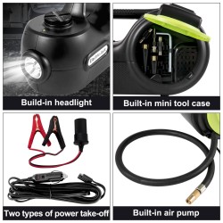 Sähköhydraulinen lattiatunkki 5 tonnia 155–420 mm nostokorkeus sisältää sähköisen mutterinvääntimen