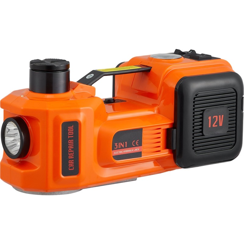 Sähköinen hydraulinen lattiatunkki 5 tonnia 12 V iskuväännin renkaiden täyttökompressori