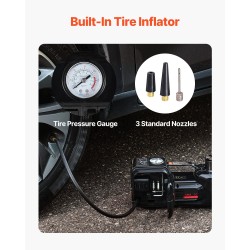 Sähköhydraulinen tunkki 5 tonnia 12 V sisäänrakennettu kompressori sähköinen iskumeisseli LED-valo