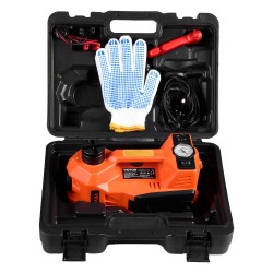 Sähköinen saksitunkki 5 tonnia 12V sisäänrakennettu täyttöpumppu turvavasara henkilöautoille katumaastureille kevyille