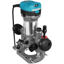 Jyrsin 710 W kompakti puuntyöstöön säädettävä 10000 30000 kierrosnopeus pehmeä käynnistys alumiinirunko