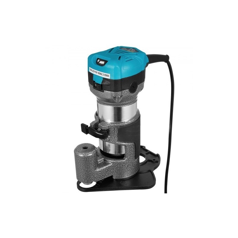 Jyrsin 710 W kompakti puuntyöstöön säädettävä 10000–30000 kierrosnopeus pehmeä käynnistys alumiinirunko