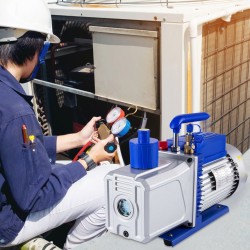 Kaksivaiheinen tyhjiöpumppu 10 CFM 1 hv alumiinirunkoinen ilmastointohuoltoon