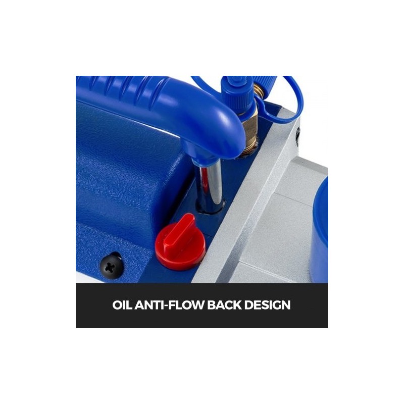 Tyhjiöpumppu 2,5CFM 1/4HP yksivaiheinen 220V 50Hz kylmäaine- ja ilmastointihuoltoon