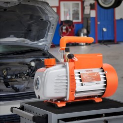 Yksivaiheinen tyhjiöpumppu 1/5 hv 100 l/min 220–240 V kuparimoottorilla ilmastointi ja kylmälaitehuoltoon