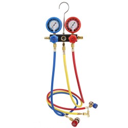 Tyhjiöpumppu ja manometrisarja 186 W 267 l min yksivaiheinen lamellityyppinen R134a R410a R32