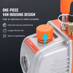 Tyhjiöpumppu 1/4HP 4 CFM ja manometrisarja ilmastointi ja jäähdytysjärjestelmiin