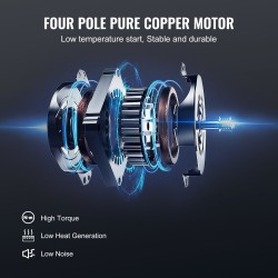 Tyhjiöpumppu 1/4HP 4 CFM ja manometrisarja ilmastointi ja jäähdytysjärjestelmiin