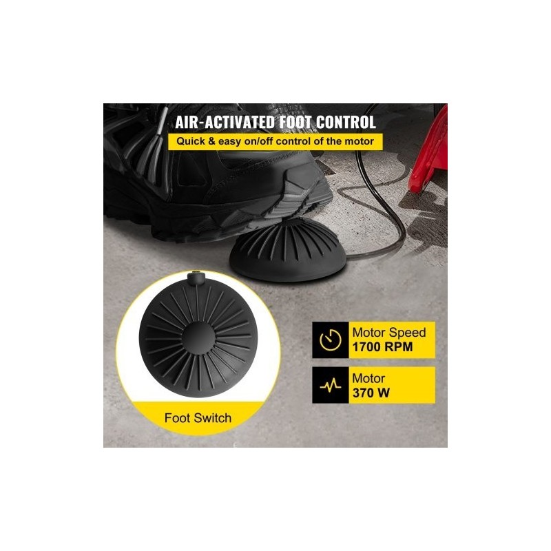 Sähköinen viemärinavauskone 15 m 13 mm kaapelilla 370 wattia 25–100 mm putkille