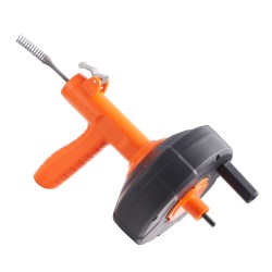 Viemärinavaaja jousiteräskaapelilla 762 cm automaattisyöttö porakonekäyttö suojaletku hanskat