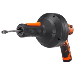 Viemärinpuhdistaja johdoton 12 V akku 8 m kaapeli 19–50 mm putkille