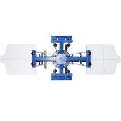 Silkkipainoprässi 4 väriä 2 asemaa 360 astetta paletti 54 x 45 cm