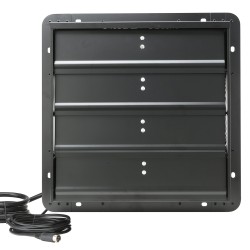 Poistoilmapuhallin 406 mm seinäasennettava portaaton nopeudensäätö lämpötila ja kosteussäädin kasvihuoneisiin