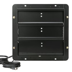 Seinäasennettava poistoilmapuhallin 356 mm EC moottori 1024 CFM lämpötila ja kosteussäädin kasvihuoneisiin