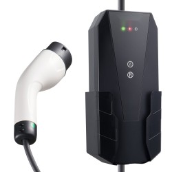 Siirrettävä Type 2 -sähköautonlaturi 16 A 8,6 m kaapeli IP66