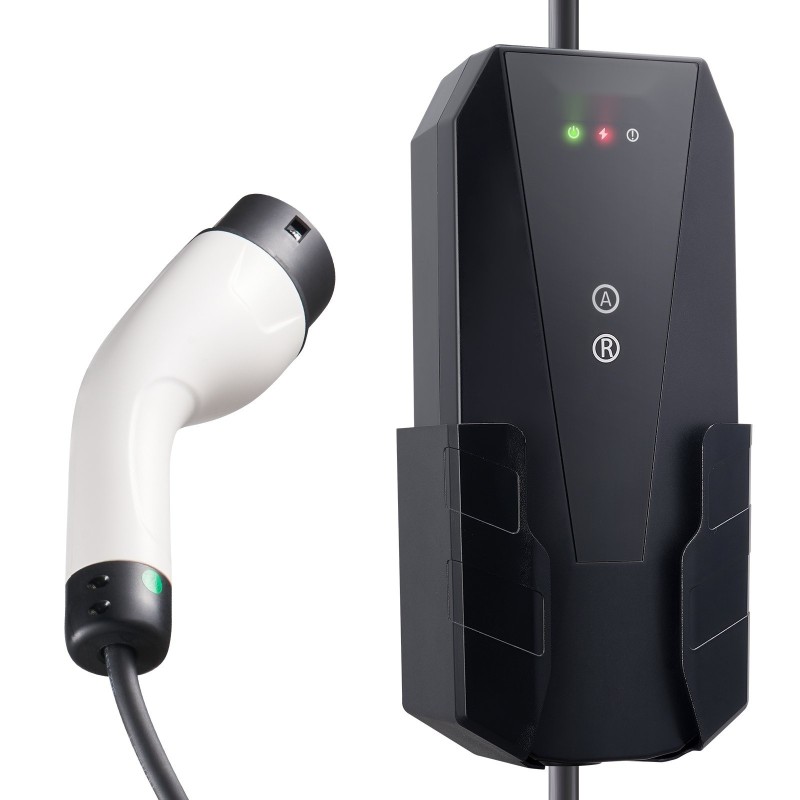 Siirrettävä Type 2 -sähköautonlaturi 16 A 8,6 m kaapeli IP66