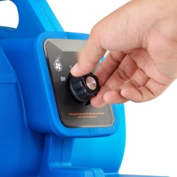 Lattiapuhallin PP muovi kolmiportainen nopeussäätö neljä säädettävää kulmaa kuivaukseen ja viilennykseen