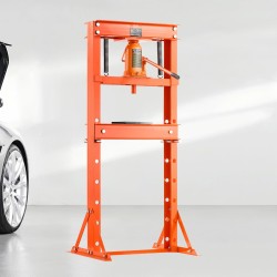 Hydraulinen verstaspuristin 20T H-runkoinen paksunnettu teräs lattiamalli säädettävät puristuslevyt taivuttamiseen oikaisuun