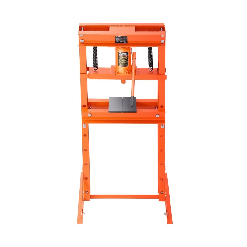 Hydraulinen verstaspuristin 20T H-runkoinen paksunnettu teräs lattiamalli säädettävät puristuslevyt taivuttamiseen oikaisuun