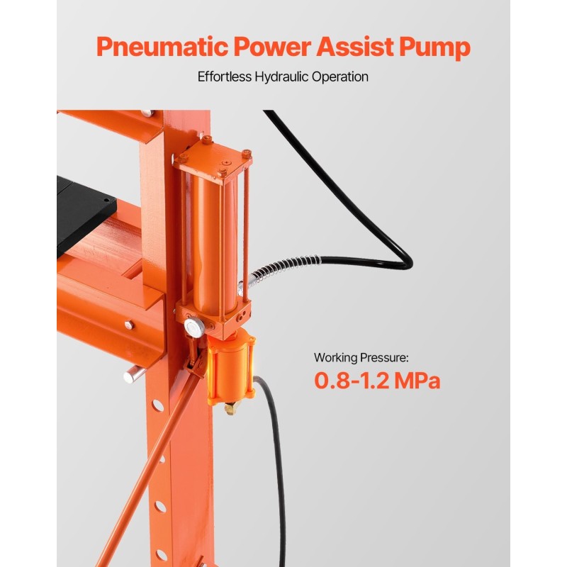 Korjaamopuristin H-runkoinen teräksinen kaksikymmenen tonnin pneumaattinen hydraulinen