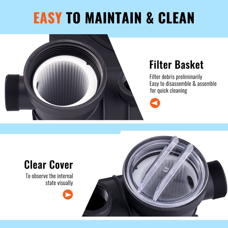 Hiekkasuodatinpumppu 400 millimetriä 18000 litraa tunnissa 850 wattia kotikäyttöön ja kevyeseen ammattikäyttöön