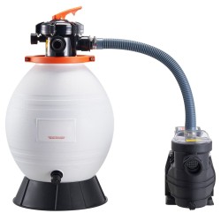 Hiekkasuodatinpumppu 400 millimetriä 18000 litraa tunnissa 850 wattia kotikäyttöön ja kevyeseen ammattikäyttöön