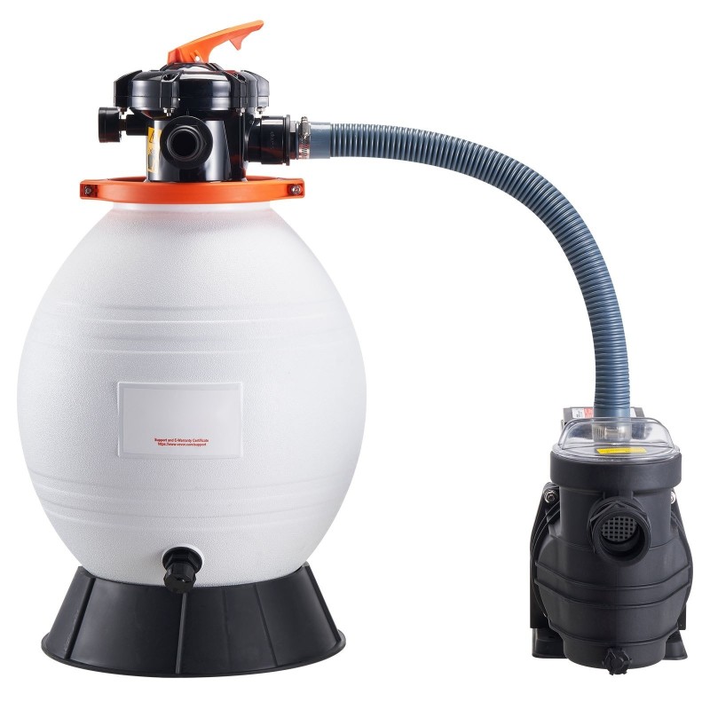 Hiekkasuodatinpumppu 400 millimetriä 18000 litraa tunnissa 850 wattia kotikäyttöön ja kevyeseen ammattikäyttöön