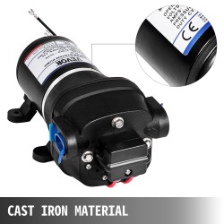 Kalvopainepumppu 12 V 10 l/min valurautarunkoinen itseimevä malli FL-30