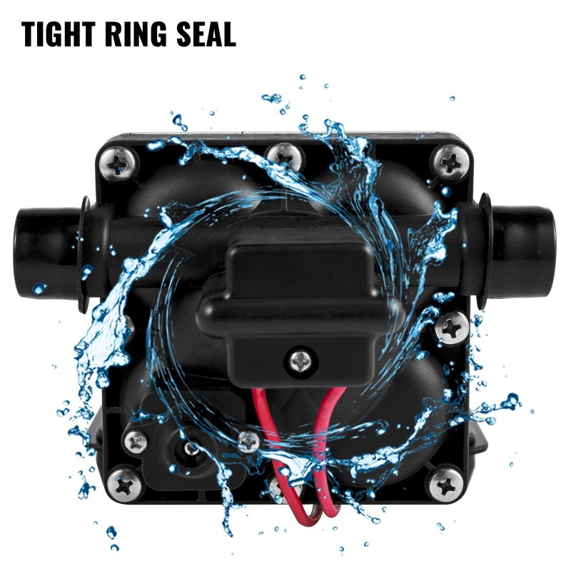 Makean veden kalvopumppu 12 V polypropeenirunko 11 l/min 3,8 bar