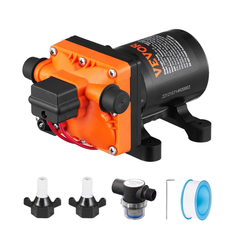 12V itsestäänimevä kalvovesipumppu 13,25 l/min 55 PSI painekytkin