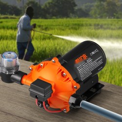 Kalvovesipumppu 12 V tasavirta itseimevä 5.5 GPM 70 PSI painekytkimellä 1/2 MNPT
