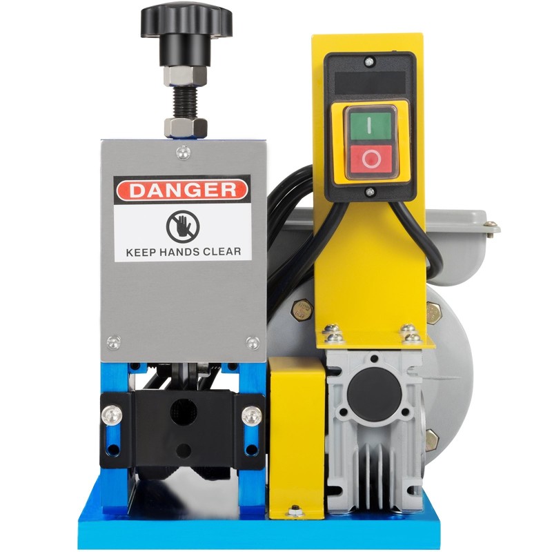 Sähkökäyttöinen siirrettävä johdonkuorintakone alumiiniseosrunko 1,5–25 mm 180 W kuparin kierrätykseen