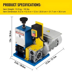 Automaattinen johdonkuorintakone alumiiniseosrunko siirrettävä 1,5–25 mm 220V yksivaiheinen