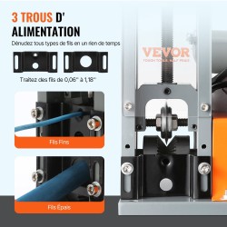 Automaattinen johdonkuorintakone 1,5–30 mm alumiiniseos 180 W romukuparin kierrätys