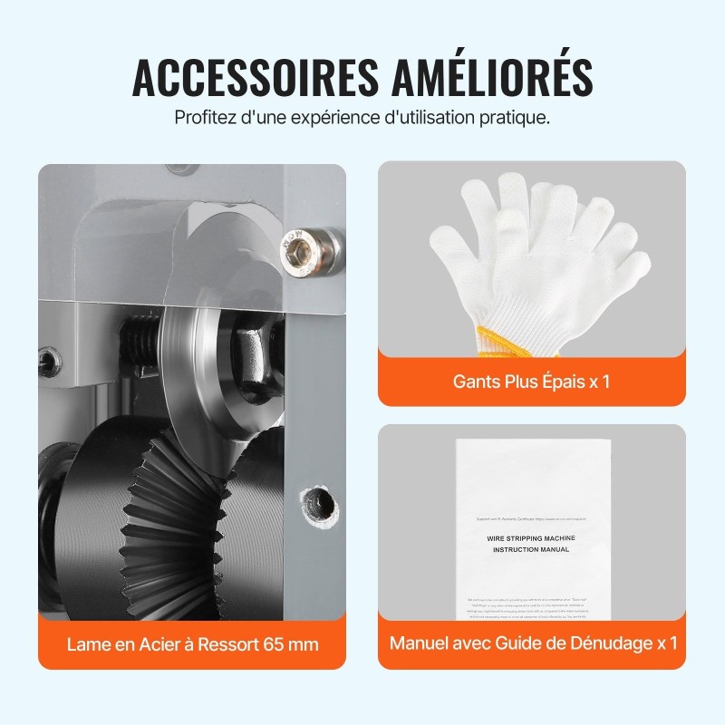 Automaattinen johdonkuorintakone 1,5–30 mm alumiiniseos 180 W romukuparin kierrätys