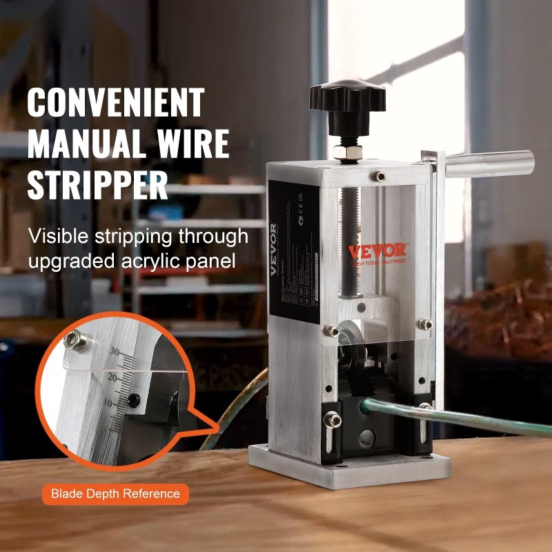 Johdonkuorintakone alumiiniseoksesta 1,5–30 millimetriä käsikäyttöinen tai porakoneella käytettävä