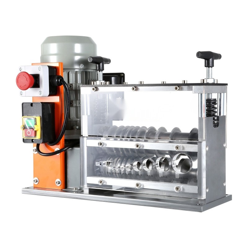 Johdonkuorintakone 1,5–40 mm 750 W 10 kanavaa valettu alumiini kuparin kierrätykseen