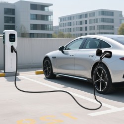 Sähköauton latausjatkokaapeli tyyppi 2 7 metriä 11 kilowattia 16 ampeeria IP65