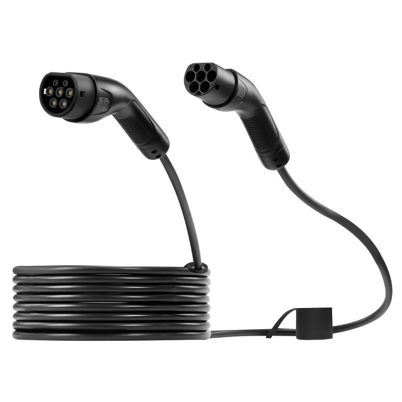 Jatkojohto sähköautolle tyyppi 2 10 m 32 A 22 kW IP65