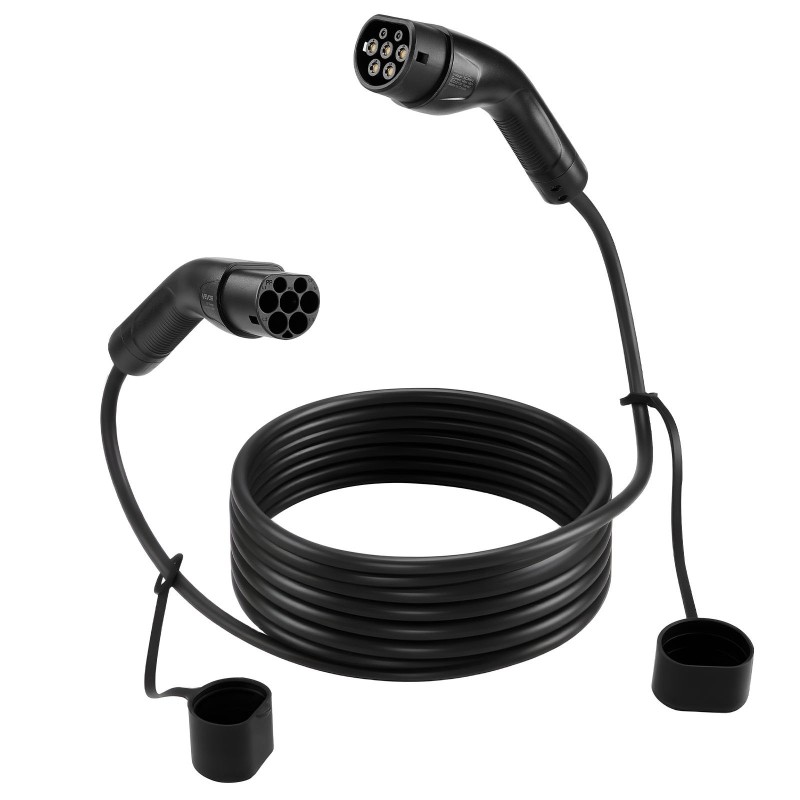 Type 2 -sähköauton latausjatkojohto 10 m 11 kW 3-vaiheinen IP65