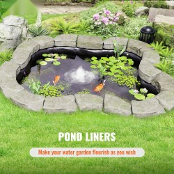 EPDM-allaskalvo 4,6 x 6 m 1,5 mm musta puutarha- ja koilammikoille