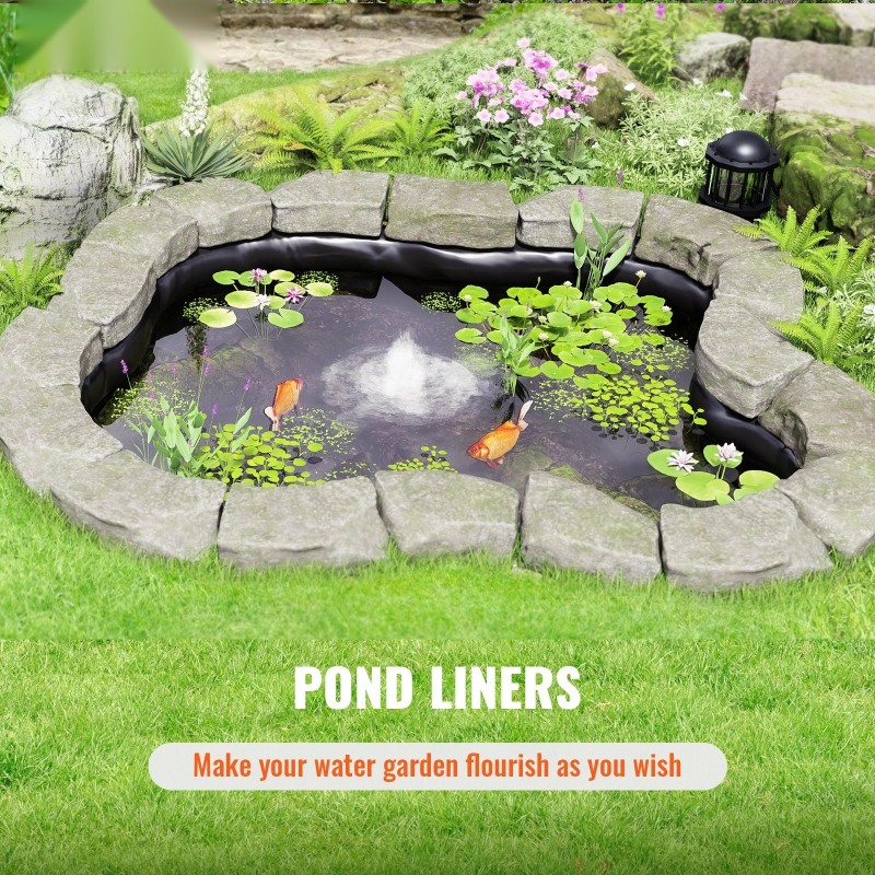 EPDM-allaskalvo 4,6 x 6 m 1,5 mm musta puutarha- ja koilammikoille