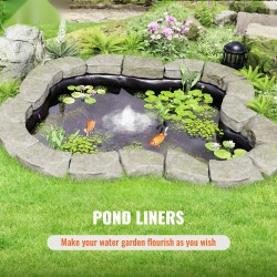 EPDM-allaskalvo 6 x 7,6 m 1,5 mm musta kalalammikoihin