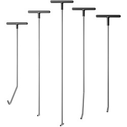 Painumien oikaisusarja 13-osainen ruostumattomasta teräksestä 5 tankoa 8 kartiomaista kärkeä